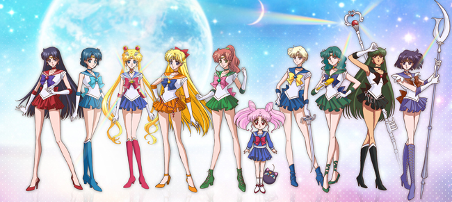 Soi cảnh biến hình của các chiến binh thủy thủ Sailormoon Crystal