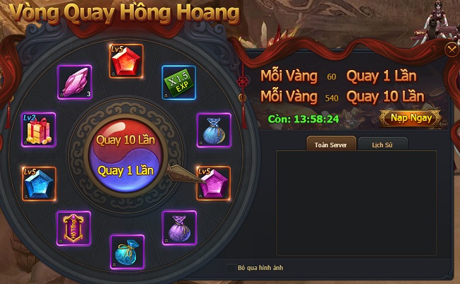 Webgame Thanh Vân Chí: cập nhật tính năng mới sau 2 tuần ra mắt