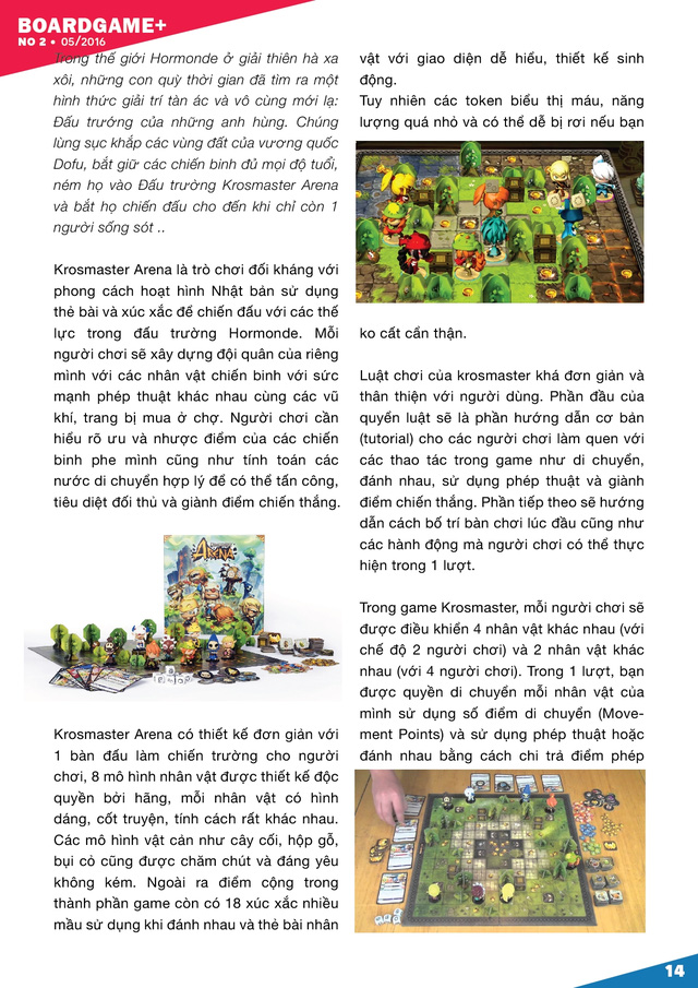 Ra mắt tạp chí Boardgame của người Việt tháng 05-2016