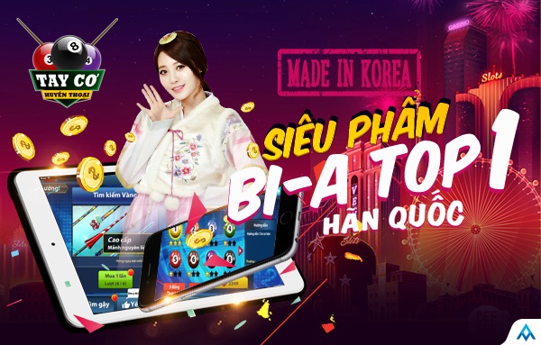 Game Bi-a Top 1 Hàn Quốc về Việt Nam - Sẵn sàng ra mắt trong tháng này