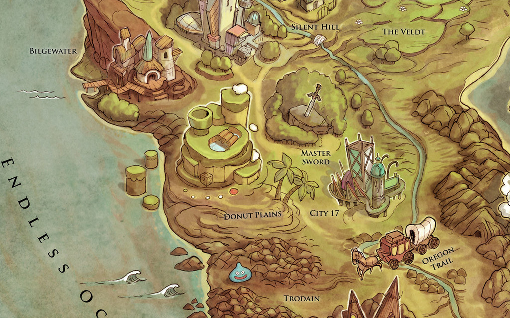 Xuất hiện bản đồ chính của thế giới game