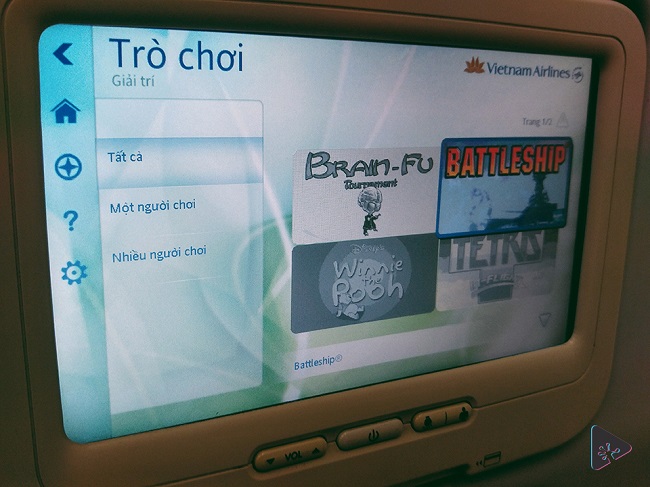 Chơi điện tử 4 nút huyền thoại trên máy bay Vietnam Airlines