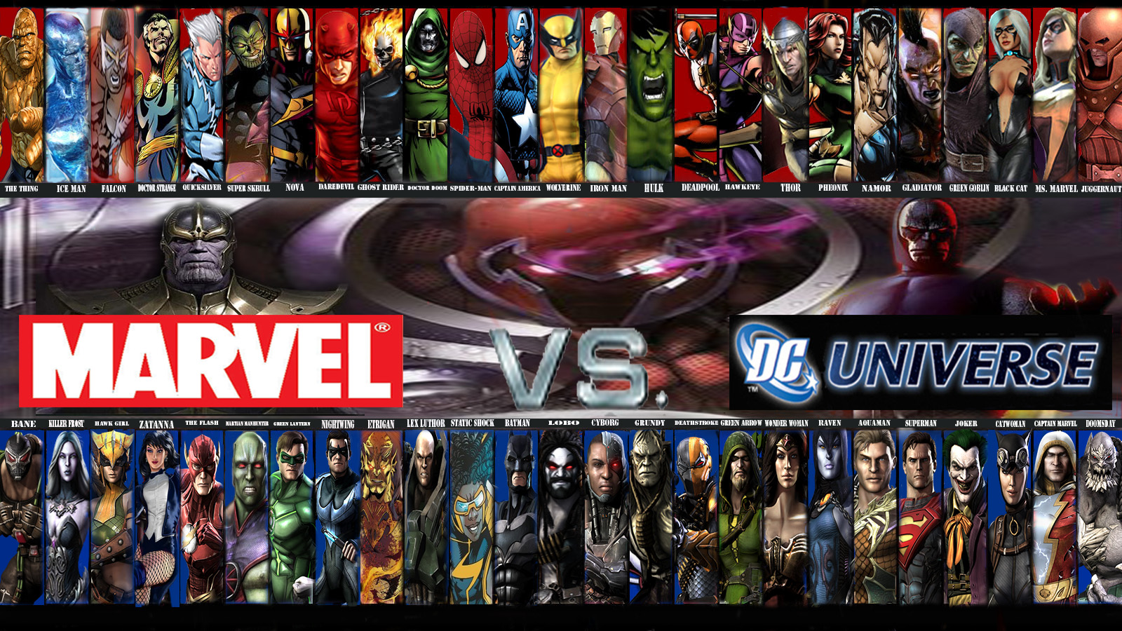 Cuộc đối đầu định mệnh giữa các siêu anh hùng của Marvel và DC