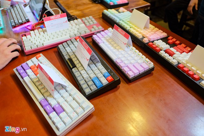 Những mẫu bàn phím cơ độc lạ tụ họp ở Sài Gòn 