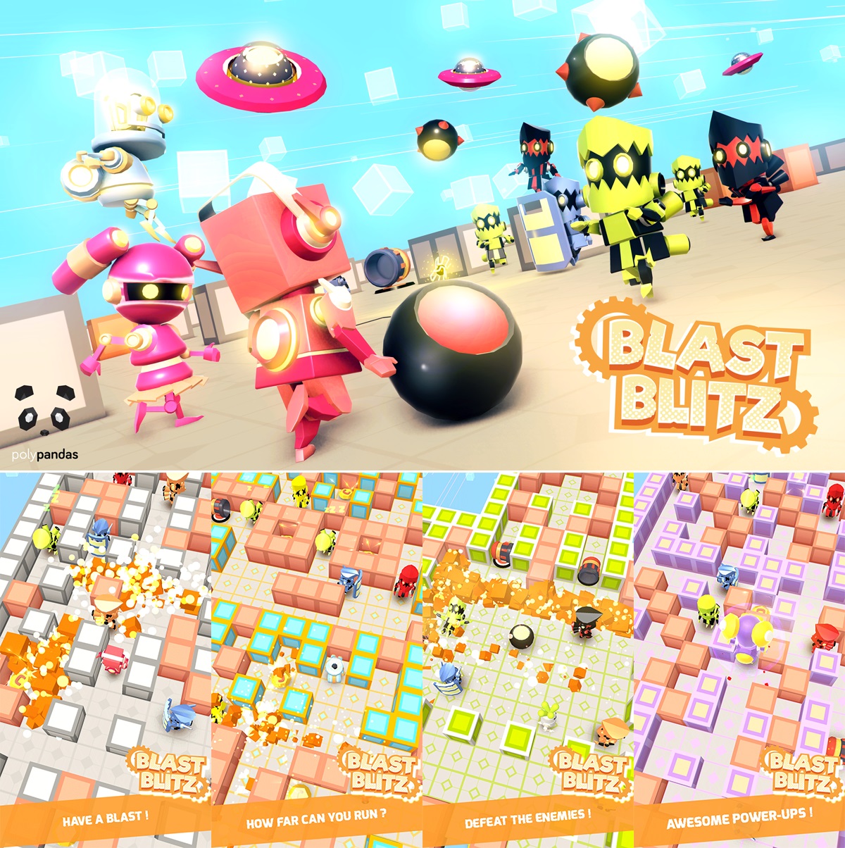 Blast Blitz - truyền nhân huyền thoại Bomberman vừa đặt chân lên Mobile