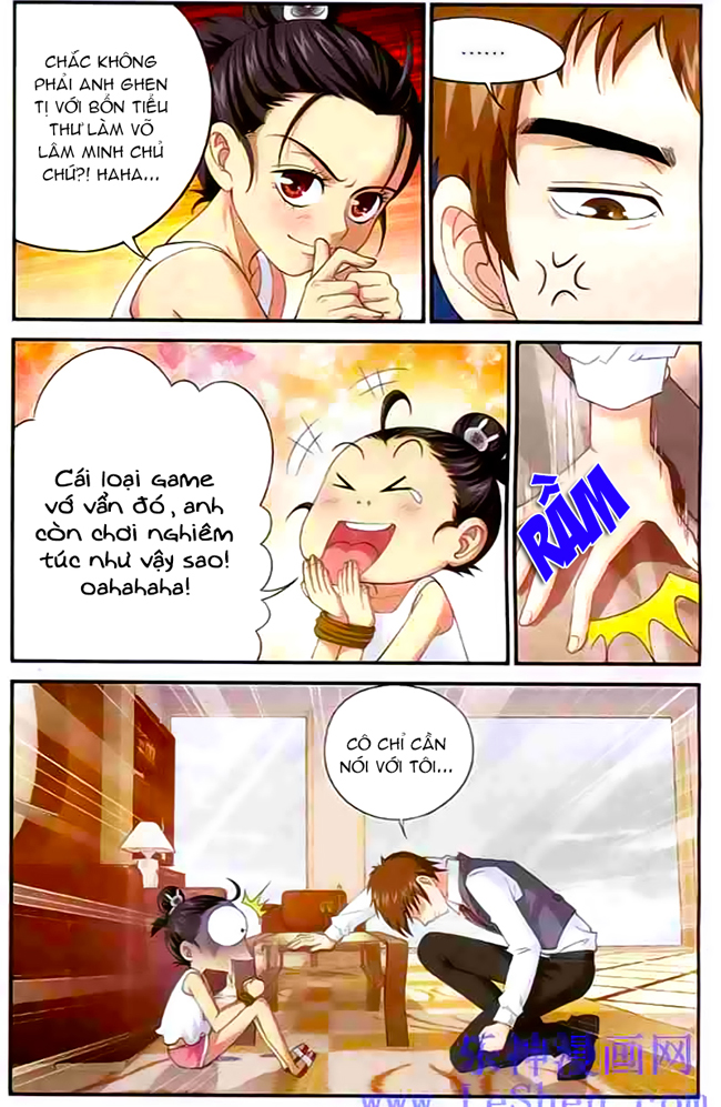 Manga siêu hài - Nữ sinh mê game mơ ước trở thành Võ Lâm Minh Chủ