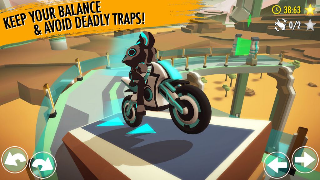 Gravity Rider: Power Run - tựa game đua xe 3D độc đáo vừa đổ bộ mobile