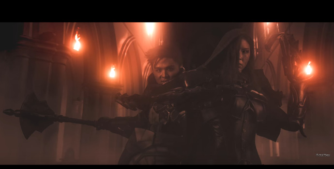 Cặp đôi game thủ show bộ ảnh kỉ niệm ngày cưới cosplay Diablo III cực chất