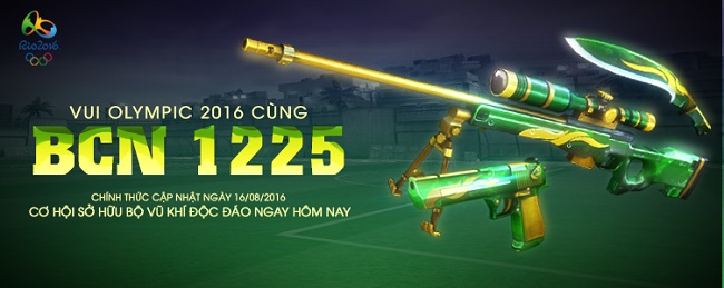Bộ súng 'Hoàng Xuân Vinh' ra mắt game thủ Đột Kích