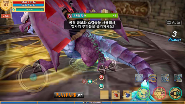 Dragon Saga chứa lối chơi hành động dồn dập đến kinh ngạc