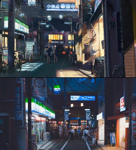 Đường phố xinh đẹp của Tokyo Nhật Bản qua nét vẽ từ các bộ anime đình đám