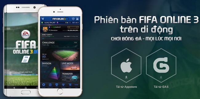 FIFA Online 3 Mobile chính thức ra mắt - Hồng Sơn, Huỳnh Đức trở lại sân cỏ