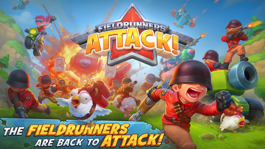 Fieldrunners Attack – Game thủ thành kiểu Clash of Clans CHÍNH THỨC ra mắt toàn cầu