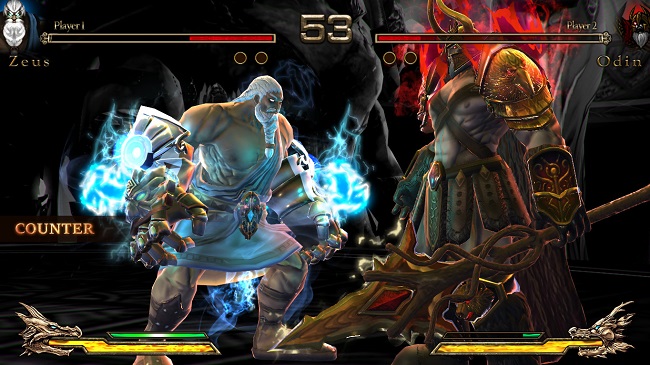 Fight of Gods - tựa game đối kháng với nhân vật là các vị thần tối cao