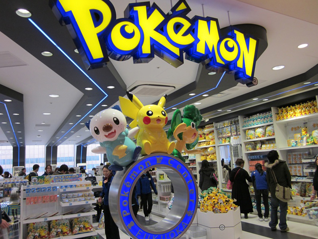 Cửa hàng chuyên bán quà lưu niệm Pokémon
