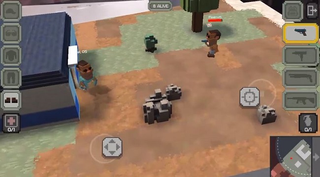 Guns Royale - tựa game mobile bắn súng nhái theo PUGB với đồ họa Minecraft