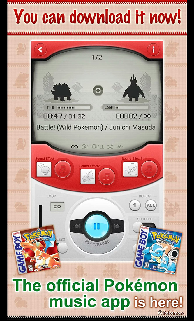 Pokemon Jukebox – thỏa thích nghe và tải các bài hát dành cho tín đồ Pokemon