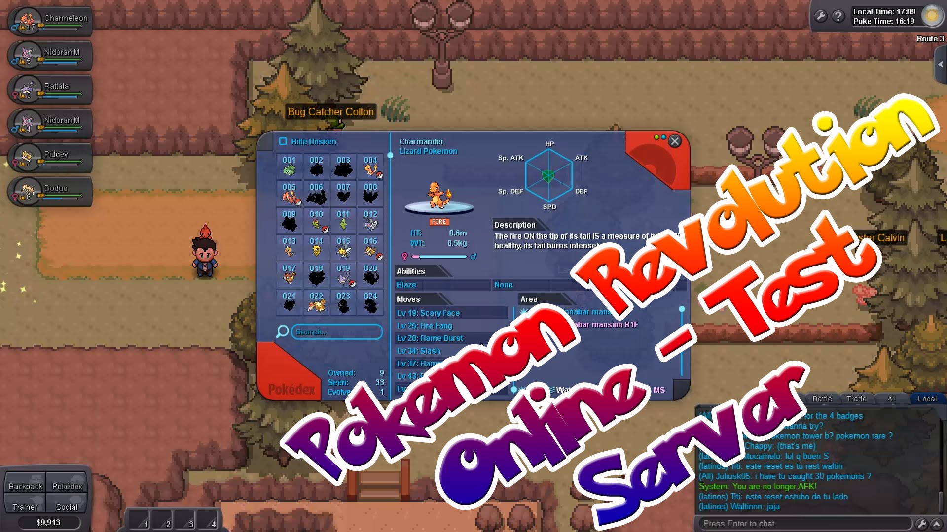 Pokemon Revolution Online – sản phẩm game từ những người hâm mộ Pokemon