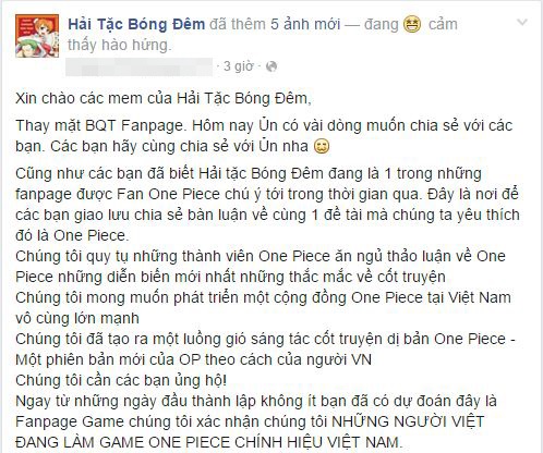 Xuất hiện game One Piece do chính người Việt phát triển