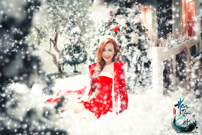 DJ Trang Moon thay áo sưởi ấm trái tim game thủ mùa Giáng Sinh