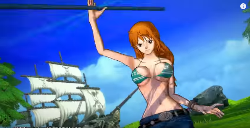 Các nhân vật nữ bị lột sạch đồ trong One Piece-Burning Blood