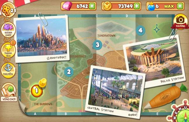 Game tìm điểm khác nhau Disney Catch Catch chính thức ra mắt tại Việt Nam