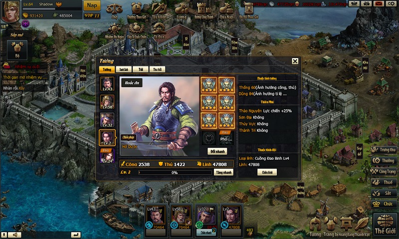 Thiên Tướng Hùng Sư – webgame chiến thuật lạ ở làng game Việt