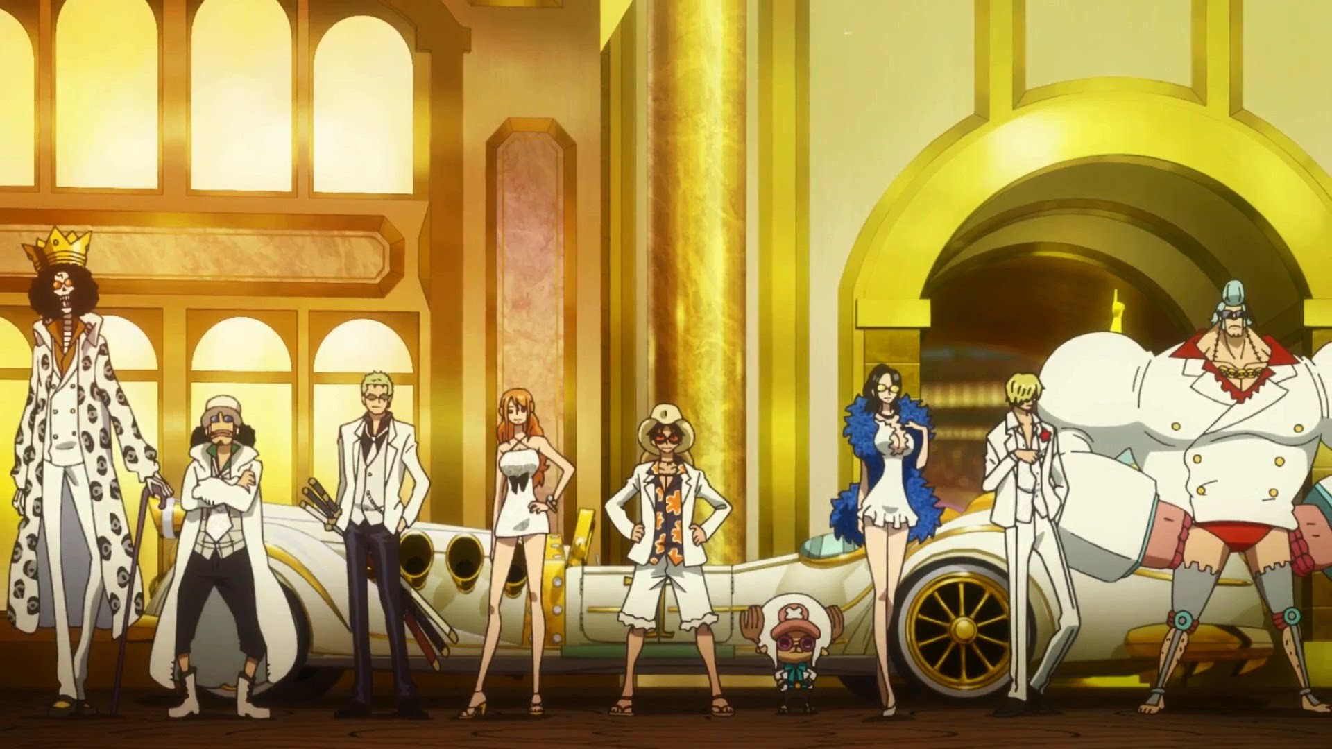 Bộ sản phẩm lưu niệm One Piece Gold có cả “ngực” Nami và Robin