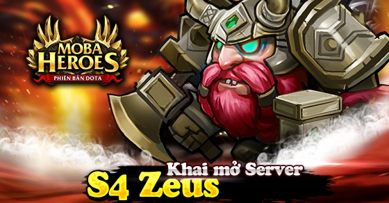 MOBA Heroes ra mắt server mới Zeus, code khủng cho game thủ