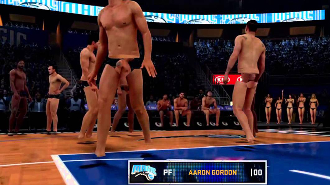 Mod khỏa thân biến NBA 2K16 thành vũ trường sexy dance