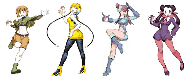 Tổng hợp những hotgirl trong series game huyền thoại Pokemon