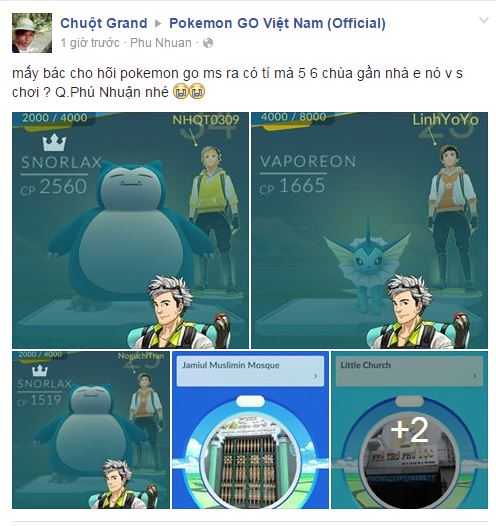 Tình hình Pokemon GO ngày đầu mở cửa ở Việt Nam – Chán chả buồn chơi
