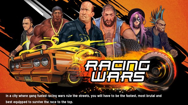 Racing Wars – tựa game đua xe đường phố máu lửa cực ấn tượng