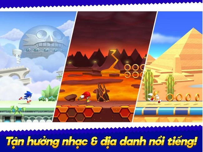 Sonic Runners Adventure - Nhím xanh bất ngờ quay trở lại với phiên bản mobile cực chất
