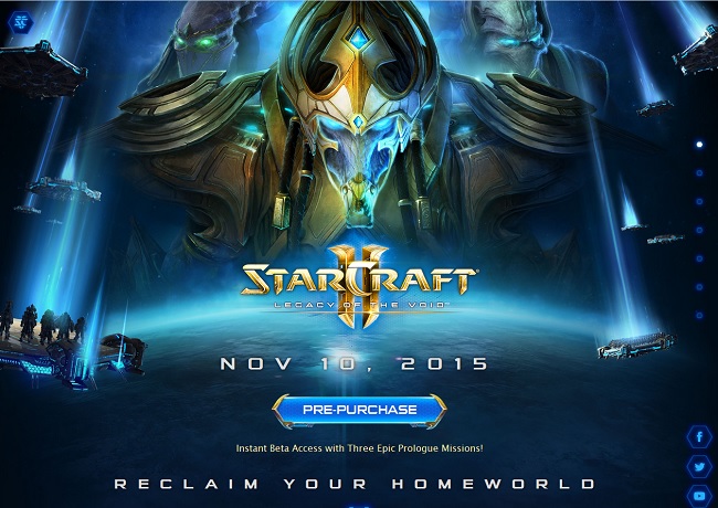 StarCraft 2  - Legacy of the Void xác định ngày ra mắt