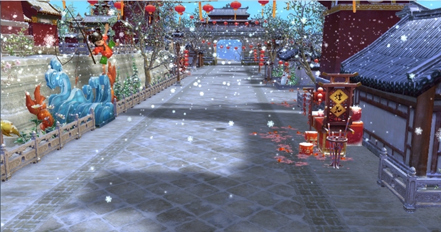 Không khí Noel tràn ngập Tân Thiên Long