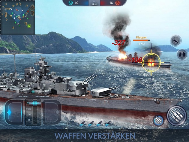 Fleet Glory – Phiên bản mobile của World of Warships