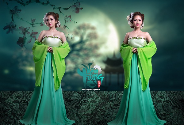 Hot Girl Ny Saki tung ảnh đẹp lạ, mừng webgame Vân Trung Ca chính thức ra mắt