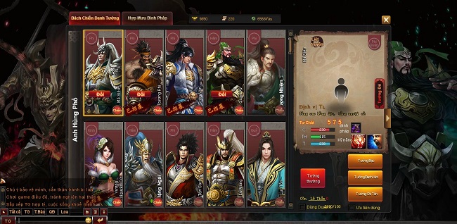 Webgame Võ Thần Triệu Tử Long lộ ảnh Việt Hóa