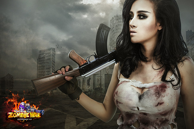 Zombie War ấn định ngày Close Beta với hình ảnh bà Tưng nóng bỏng