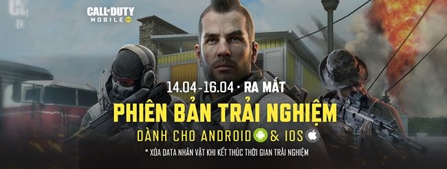 Game thủ Việt được chơi Call of Duty: Mobile VN vào ngày 14/4