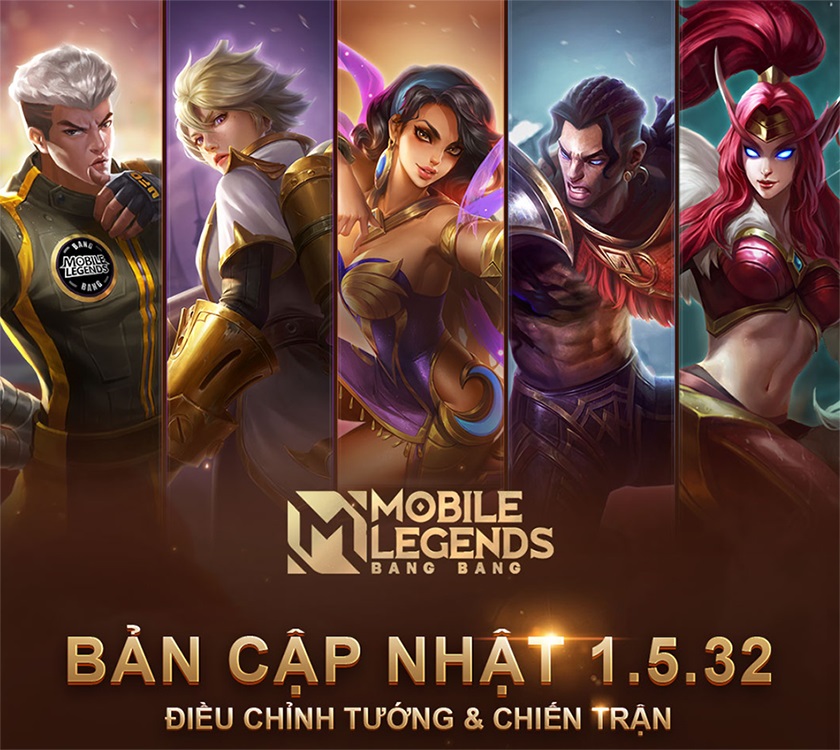 Mobile Legends: Bang Bang VNG ra mắt bản cập nhật 1.5.32