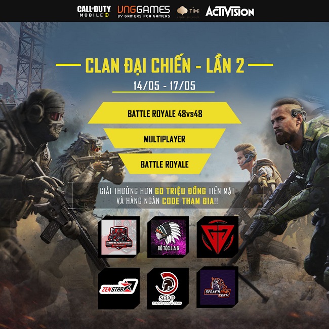 [Showmatch] Clan đại chiến lần 2 ở Call of Duty: Mobile VN