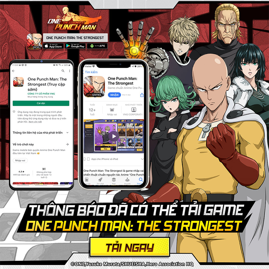 Tải ngay game hot One Punch Man: The Strongest