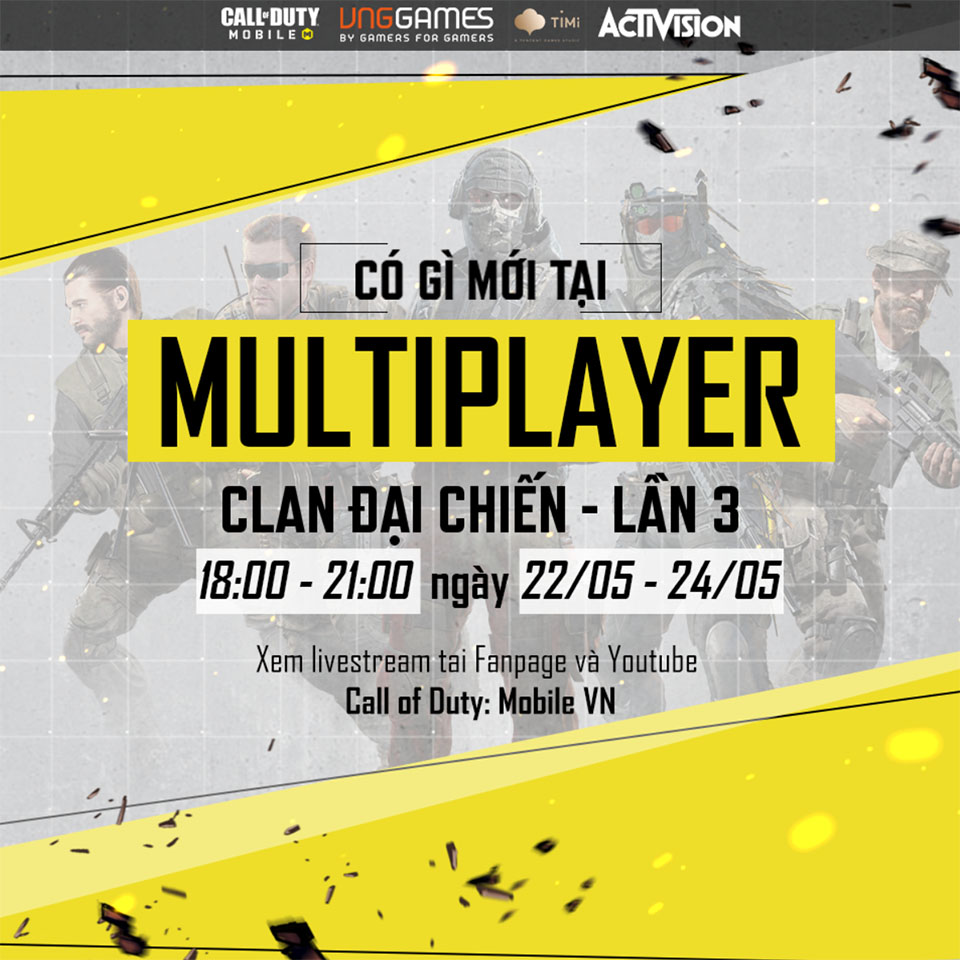 Call of Duty: Mobile VN – Những đổi mới tại “Clan đại chiến” lần 3
