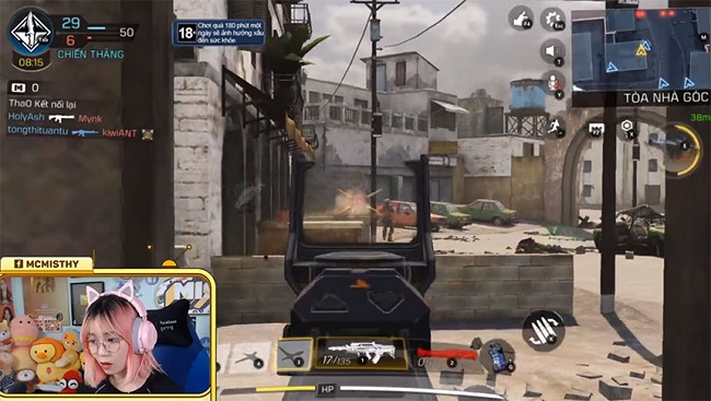 MisThy khiến fan “phát cuồng” khi hóa chiến binh Call of Duty: Mobile VN