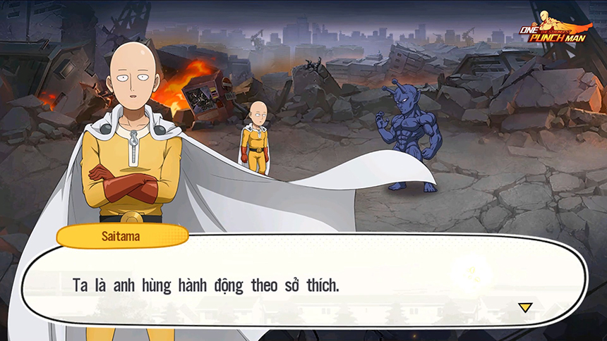 One Punch Man: The Strongest xây dựng Saitama một cách hài hòa từ truyện sang game