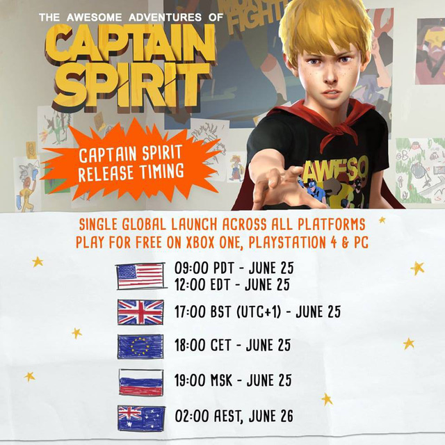 Tựa game siêu anh hùng Captain Spirit cực ấn tượng đã chính thức đổ bộ