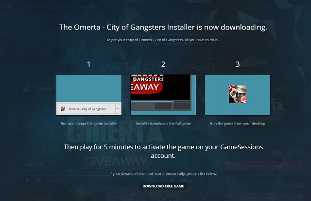 Nhận ngay tựa game xã hội đen Mafia - Omerta: City of Gangsters đang miễn phí
