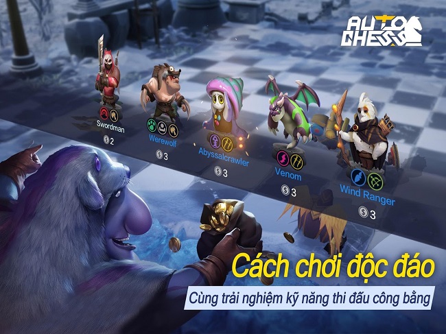Auto Chess Mobile có mặt trên Google Play, có cả tiếng Việt